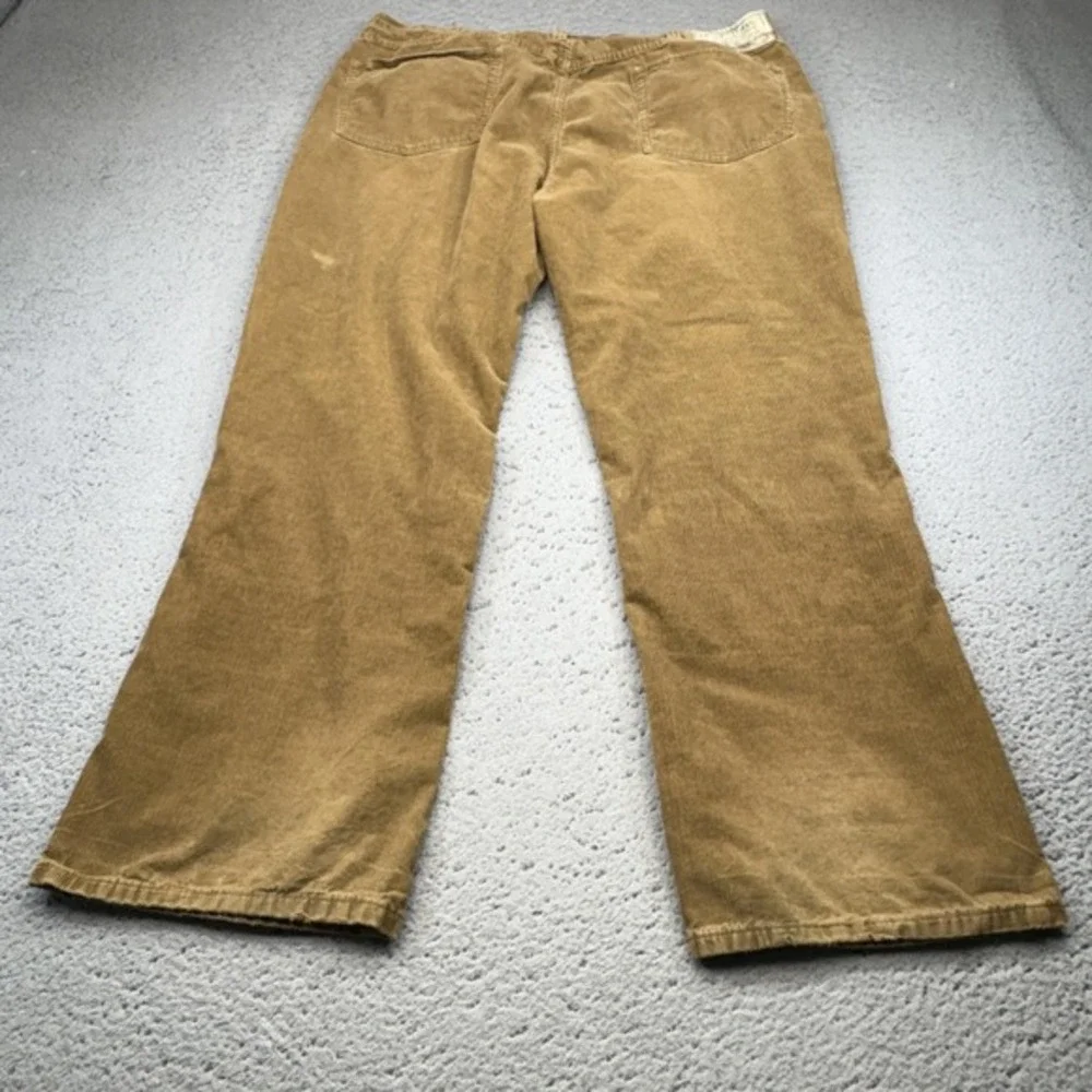 Polo Ralph Lauren Pants Mens 42 Brown Corduroy Flat Front 5-Pocket Academic Boho